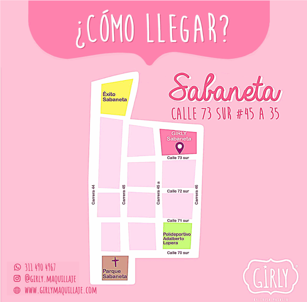 girly maquillaje sede sabaneta